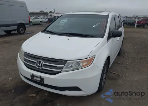 2011 Honda Odyssey Ex-L from USA, damaged, VIN 5FNRL5H66BB099528